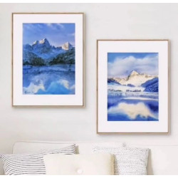 Оксана Кудряшова. "Синь" и "Чистота". Акварель, 30х40 см