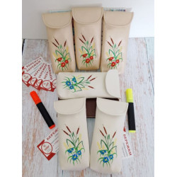 Очечник с вышивкой