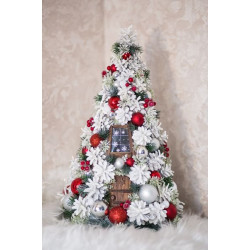 Рождественская елочка (домик для гномика). Авторская работа Марины Злунициной